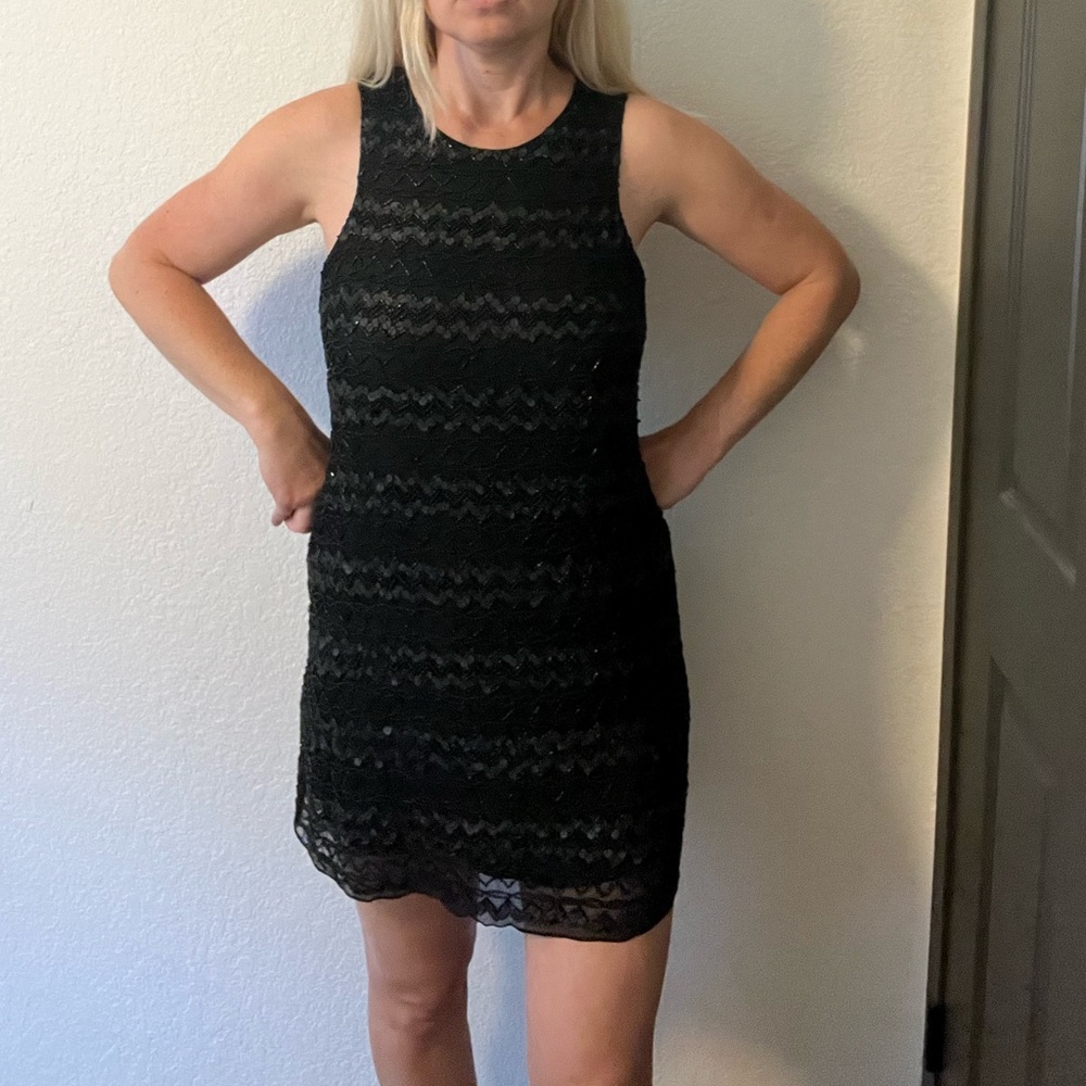 Parker beaded & sequin dress